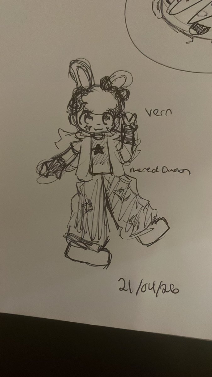 thereddwmon's tweet image. bunny. #vernias #verniasfanart #fanart