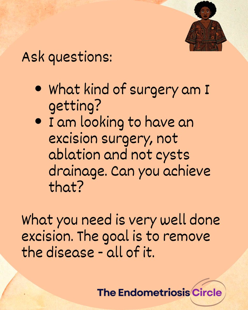theendocircleng's tweet photo. If you are wondering if you should get excision surgery, this is for you.

#Endometriosis
#Excision
#Surgery
#EndoWarrior
#Nigeria https://t.co/rUw2itNG0F