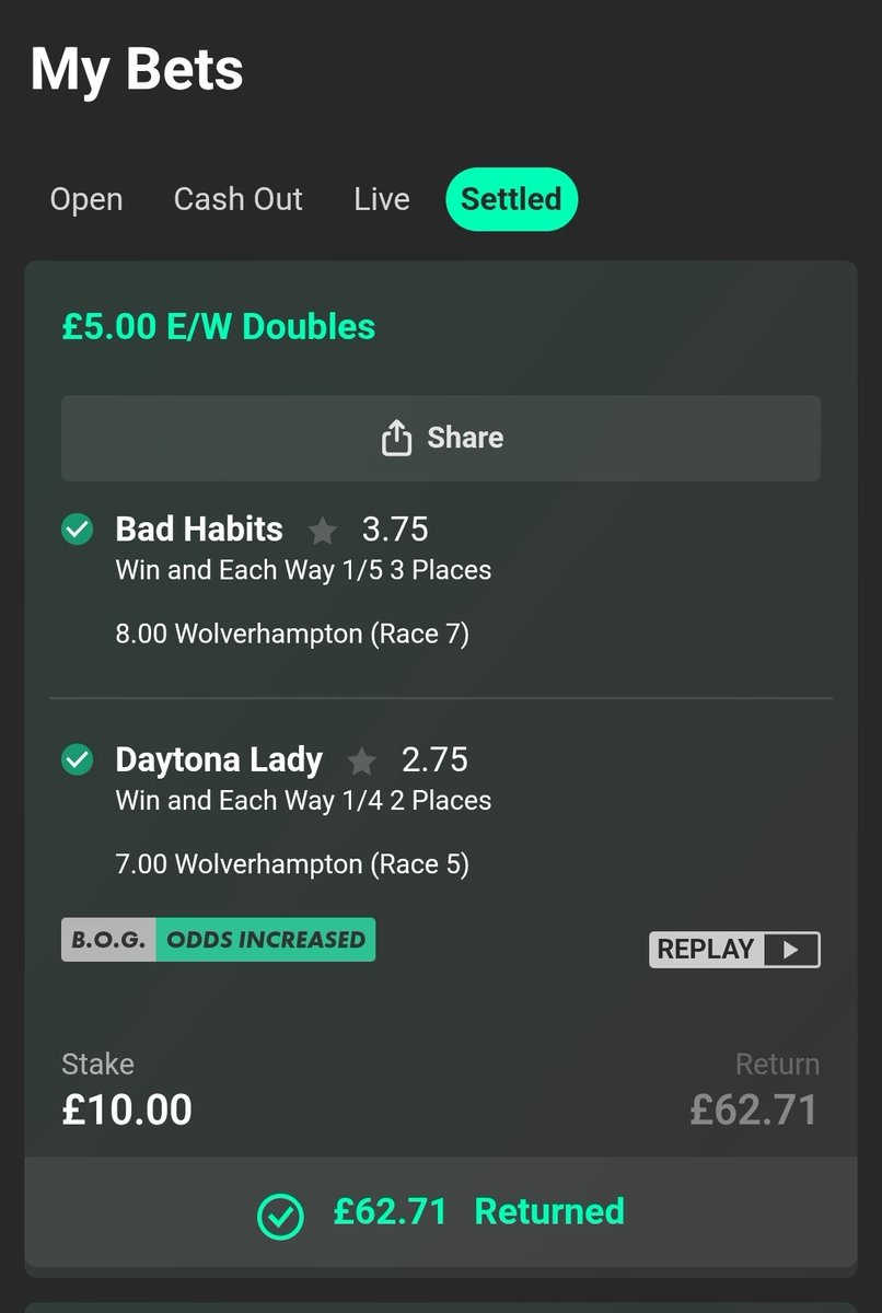 claireleech79's tweet photo. @jomason90 @WolvesRaces @SkyBet Well done Jo jo and all at @RuthCarr1 racing..... nice little return for a tuesday evening xxx https://t.co/b8MjERpvti