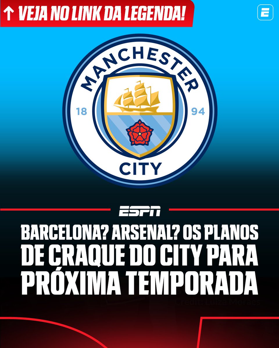 SportsCenterBR's tweet image. Barcelona? Arsenal? Os planos de craque do Manchester City após temporada; VEJA 👉 buff.ly/TmfRC0d 

#PremierLeagueNaESPN #Barcelona #Arsenal #ManchesterCity