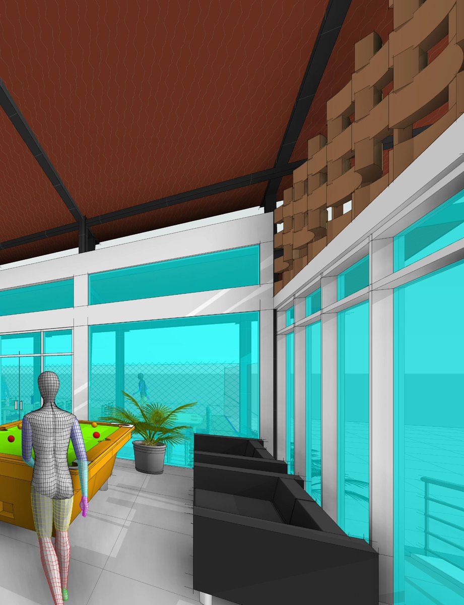 Arch_Dokun77's tweet image. Part of the #Views I have for you📍
Proposed #YOUTH CENTRE
#Architecture 
#Design 
#interior