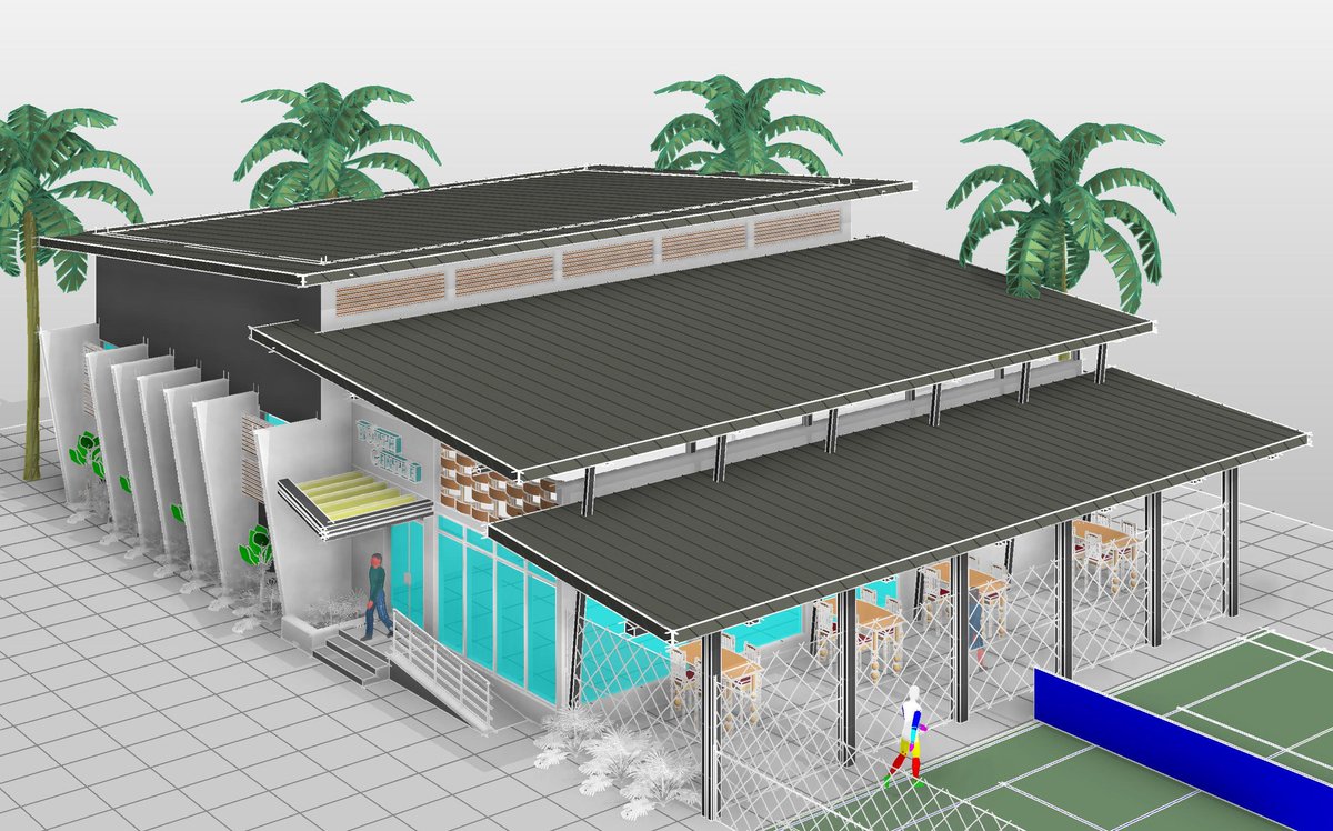 Arch_Dokun77's tweet image. Part of the #Views I have for you📍
Proposed #YOUTH CENTRE
#Architecture 
#Design 
#interior