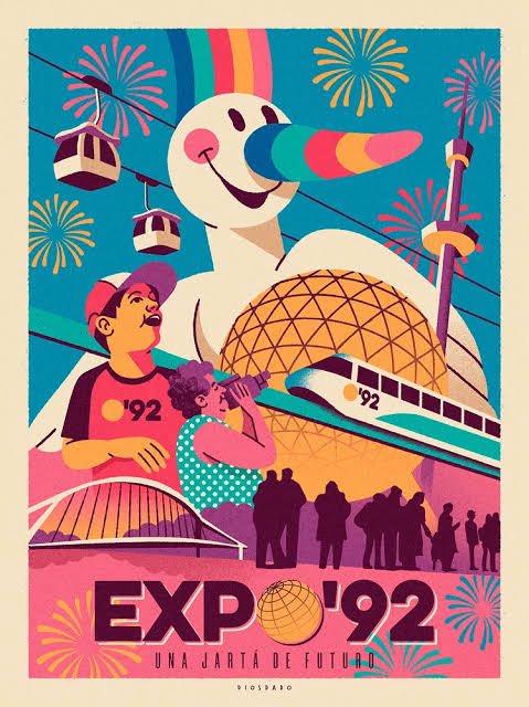 meniditi's tweet photo. Qué feria de abril ni qué niño muerto yo quiero ir a la expo'92 https://t.co/fwNS2h1gMG