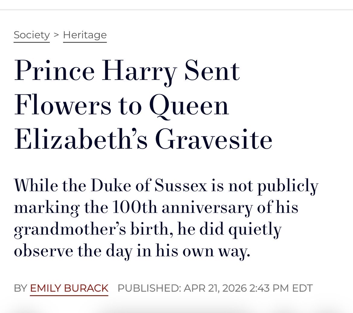 He loved his Granny dearly! 
#PrinceHarry ❤️
