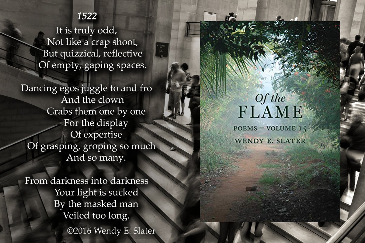 WendyESlater's tweet image. #bookreview ⭐⭐⭐⭐⭐
"This is the inspiring journey of an extraordinary poetic voice." 

Modern and timeless mystical poetry for your healing and transformation.
Get your book here: books2read.com/OftheFlame

 #mindfulness
#poetry #poet #readers #forgiveness
#spiritualjourney