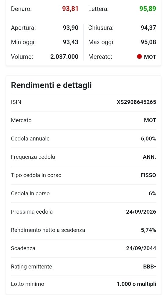 RE_DI_DIVIDENDI's tweet photo. Dracula Bond, non trovo più la domanda che mi avevte fatto comunque tante volte. Al momento ho il 7.5% del portafoglio in #obbligazioni #Romania 31 /36 /44
https://t.co/mu7Qcaxrgg
#btp #btpvalore #investo #risparmio #dividendi #money #cashflow #RICH #wealth #soldi #trading #AI https://t.co/pfCikX1dYk