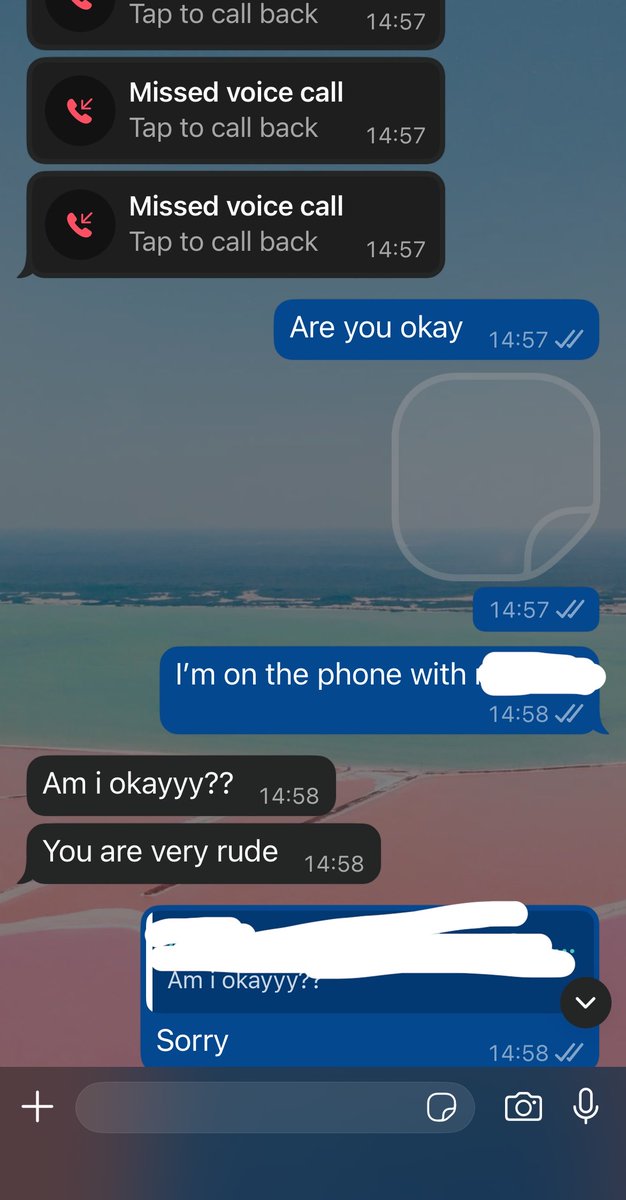 0xgiann1's tweet photo. I was on a phone call and she kept calling me and I was declining and I asked if she was okay….i was getting annoyed 

Knowing her she will not talk to me for the next 1 month 

Did I overreact? https://t.co/EbRZsY6omo