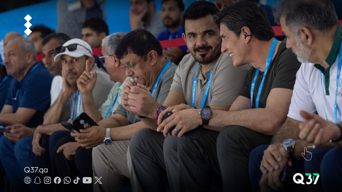 q37_qa's tweet image. In the presence of H.E. Sheikh Joaan bin Hamad bin Khalifa Al-Thani, President of the Olympic Council of Asia and President of the Qatar Olympic Committee, the Qatar National Handball team achieved their second victory by defeating Oman 2-0.

#Qatar #Olympics #Handball