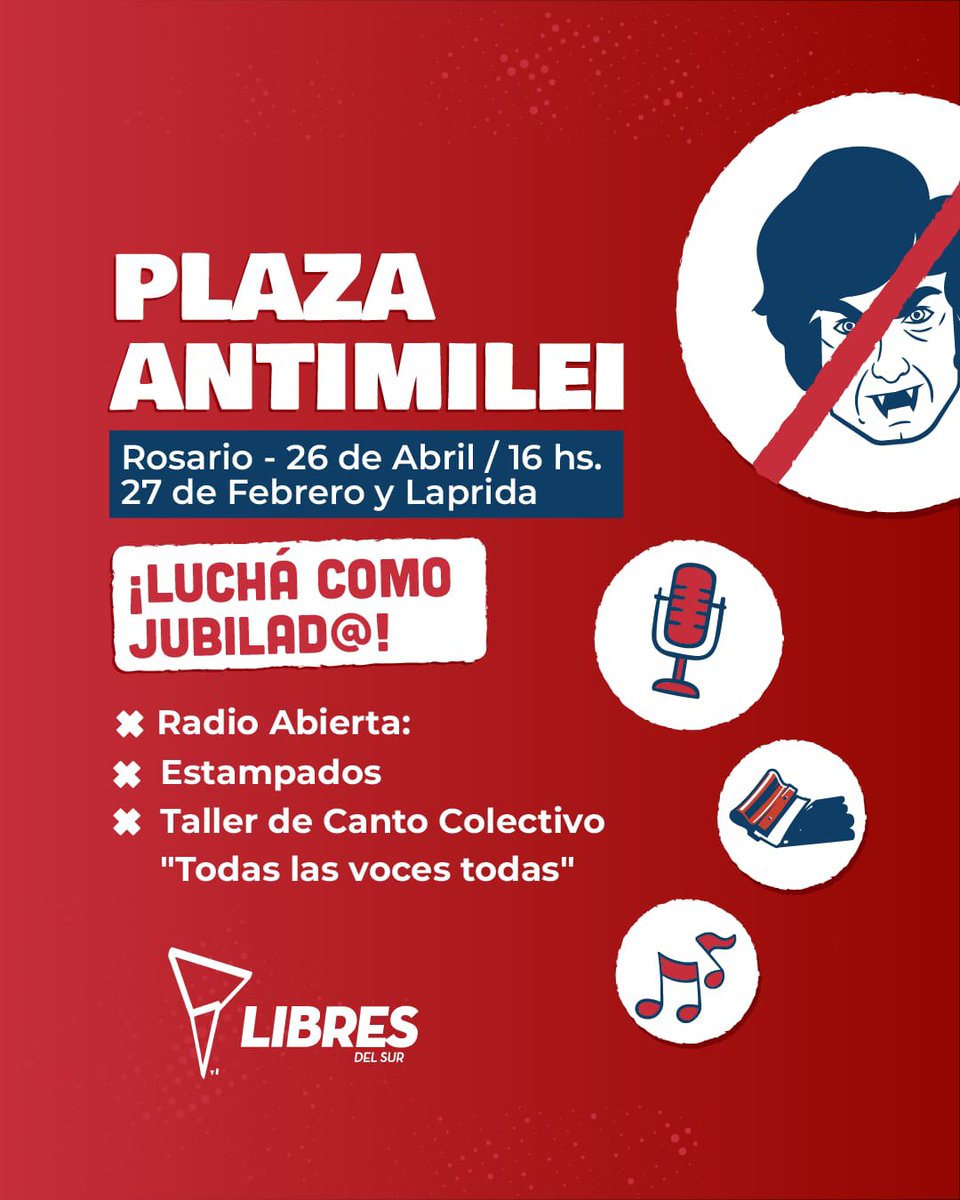 Libres del Sur Santa Fe tweet media