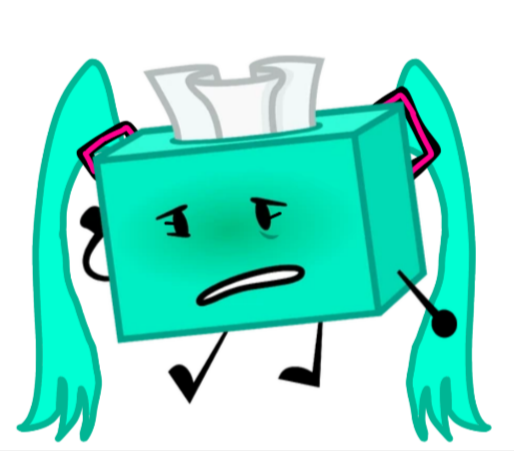 JohannaLed45810's tweet image. Guys, i present to y'all, Hatsune Tissues (Tissune Miku? Whatever you prefer) hahahahaHAHHa what am i doing with my life??? #InanimateInsanity #Vocaloid #II #HatsuneMiku
