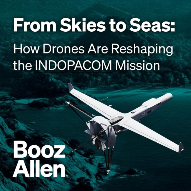 0xShadowWolf's tweet photo. Distance. Contested environments. Degraded communications. At #BoozAllen, we’re applying AI-enabled sensing and orchestration to solve these challenges and more for INDOPACOM. In Defense One’s From Skies to Seas, Booz Allen’s Ed Barnabas explains how. https://t.co/61ZDio0fwr https://t.co/vDbXkeiPOJ