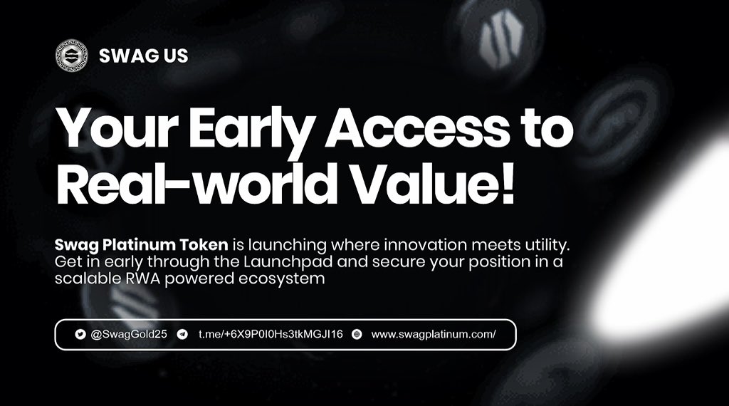 ibramcoin's tweet image. Early token markets face accessibility shallow liquidity.
@SwagGold25 improves with ETH USDT, boosting reach and depth.
Coinstore Launchpad, early access exposure before wider market listing📈 swagplatinum.com

h5.coinstore.com/h5/signup?invi…

#SWAGPlatinum #IEO #SWAGUP #Launchpad