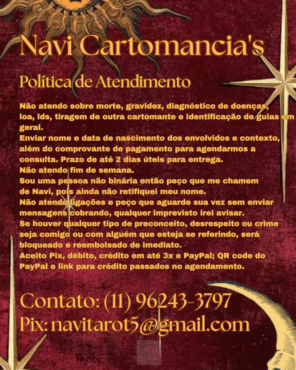 𝕹𝖆𝖛𝖎 𝕮𝖆𝖗𝖙𝖔𝖒𝖆𝖓𝖈𝖎𝖆'𝖘 MESA ABERTA 🔮 tweet media