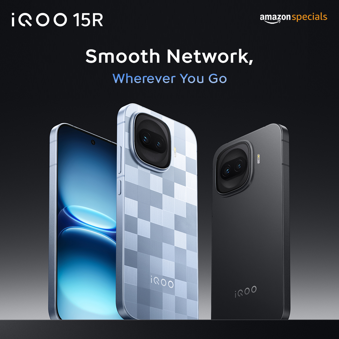 IqooInd's tweet image. No bars? No problem. ⚡

Stays locked in where most phones give up—so your game, your calls, your scroll never break.

Because smooth shouldn’t depend on signal.

#iQOO #iQOO15R #Connectivity #Gaming #Performance #AmazonSpecials

 [ Smartphones, iQOO, iQOO 15R, Network,