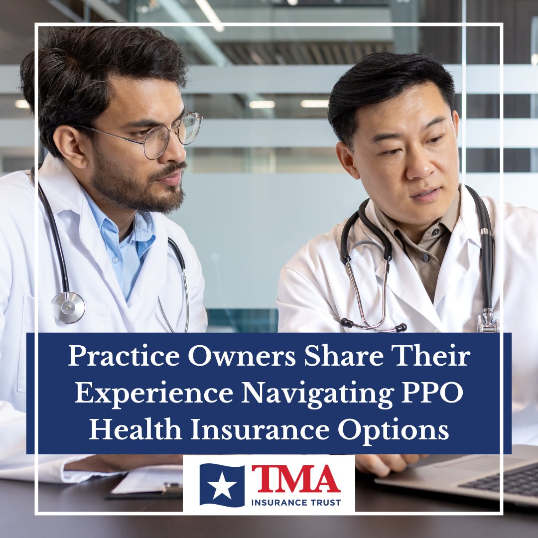 TMAIT's tweet image. If you run your own practice, practice with partners, work with your spouse, or are just getting started, group PPO coverage may still be an option. We will help you understand what’s available to you. #grouphealth #texmed  hubs.ly/Q04cVbtV0