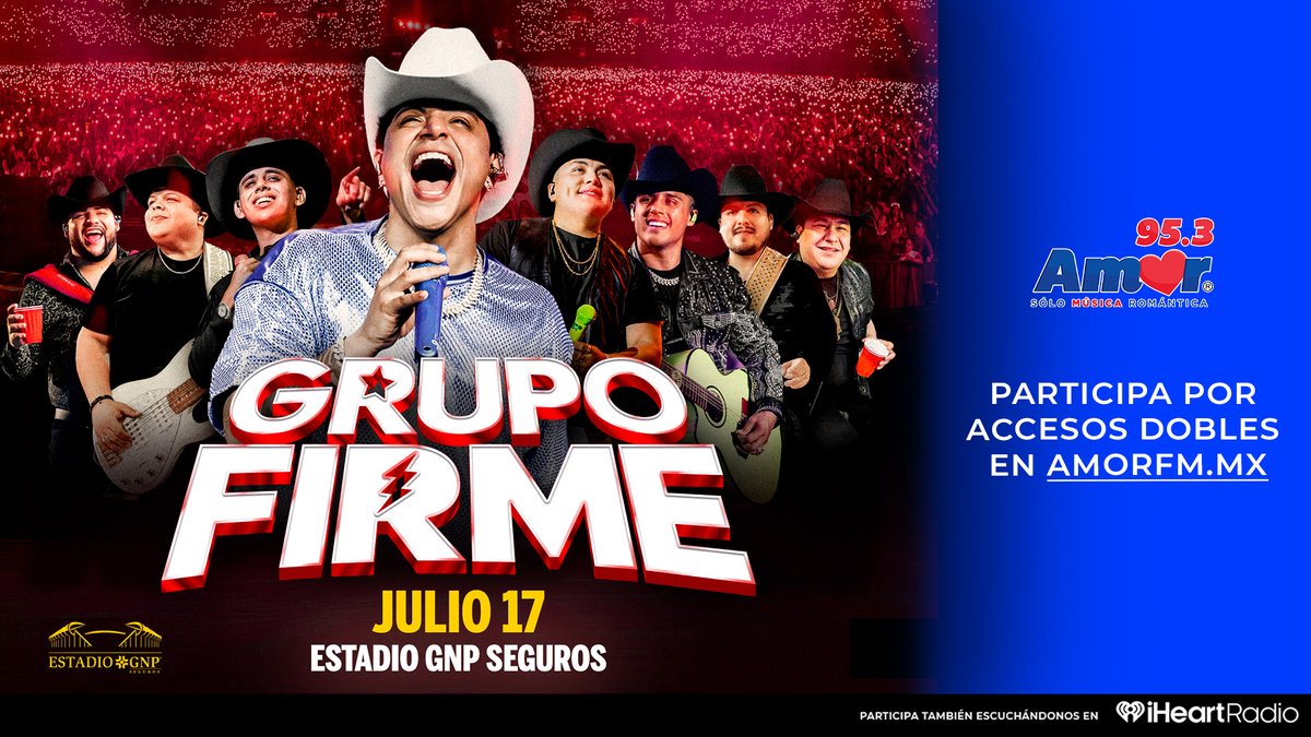 AmorEnTuRadio's tweet photo. #CDMX 🎤🎶 ¡La fiesta con @GrupoFirme regresa y promete una noche inolvidable! No te pierdas “La Última Peda”, un concierto lleno de energía, emoción y todos sus grandes éxitos.🎶❤

🎟️ ¡Regístrate y participa por tus accesos! https://t.co/g8MhPLC2bF https://t.co/oRjUpWpGu3