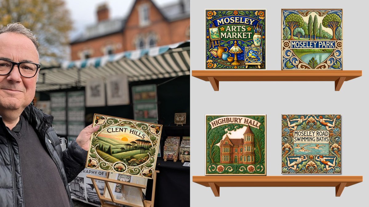 Ktphotouk's tweet image. Getting stock sorted for Saturday’s Moseley Arts Market. Always a joy to be among such a creative crowd in one of the Midlands’ true artistic hotspots.
Can’t make it? My tiles are over on Etsy: morganandmorris.etsy.com
#Moseley #Art #Tile