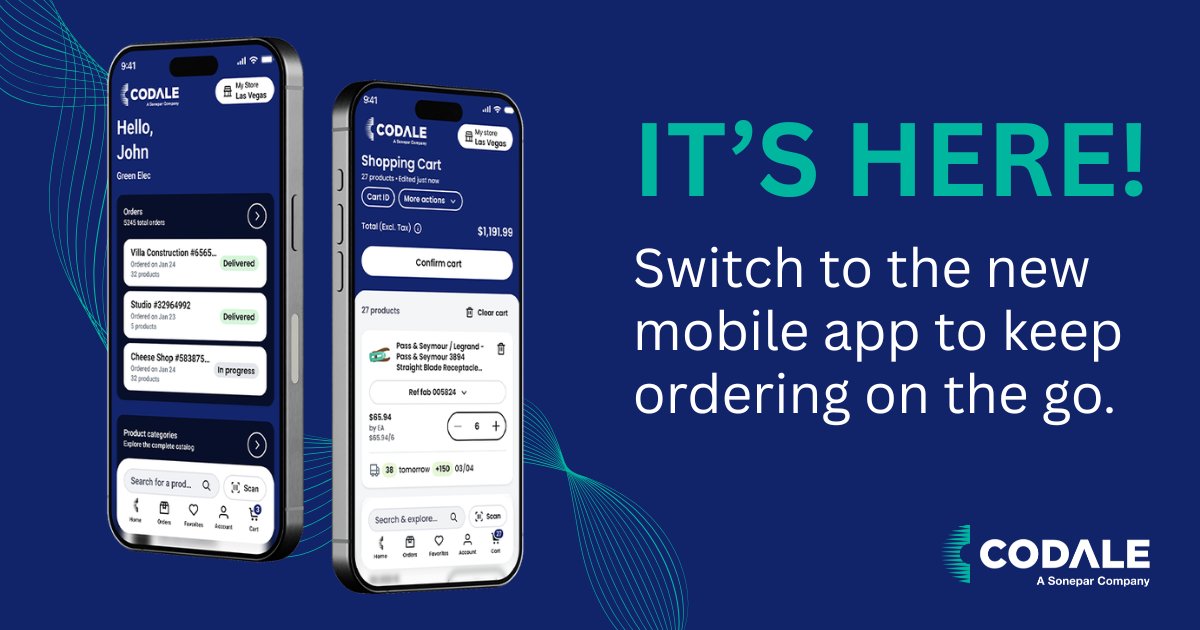 Built by Pros, for Pros.

Want to experience faster performance and improved navigation?  Check out our new mobile app!
We've made enhancements based on your feedback.
• Place orders
• Order ahead
• Check availability
• Track deliveries

Update today! bit.ly/48bmzL9