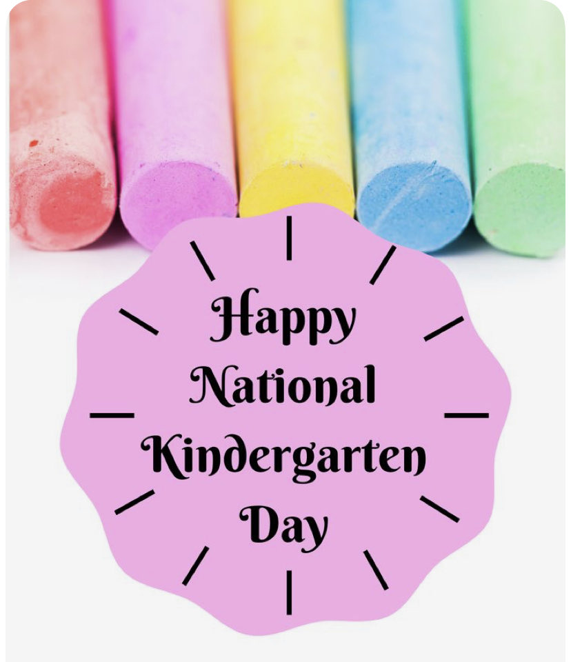 mrsmcintyre1m's tweet image. Happy National Kindergarten Day! 💕♥️🌸 #kindergarten