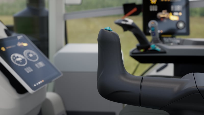 XymoxTech's tweet photo. RAFI's new steering stick technology runs on steer-by-wire, so instead of being locked into one “feel,” it adapts to how the machine is being used. Torque, resistance, return… all of it can be tuned to match the application or even the operator. https://t.co/iIOy8wW6nY