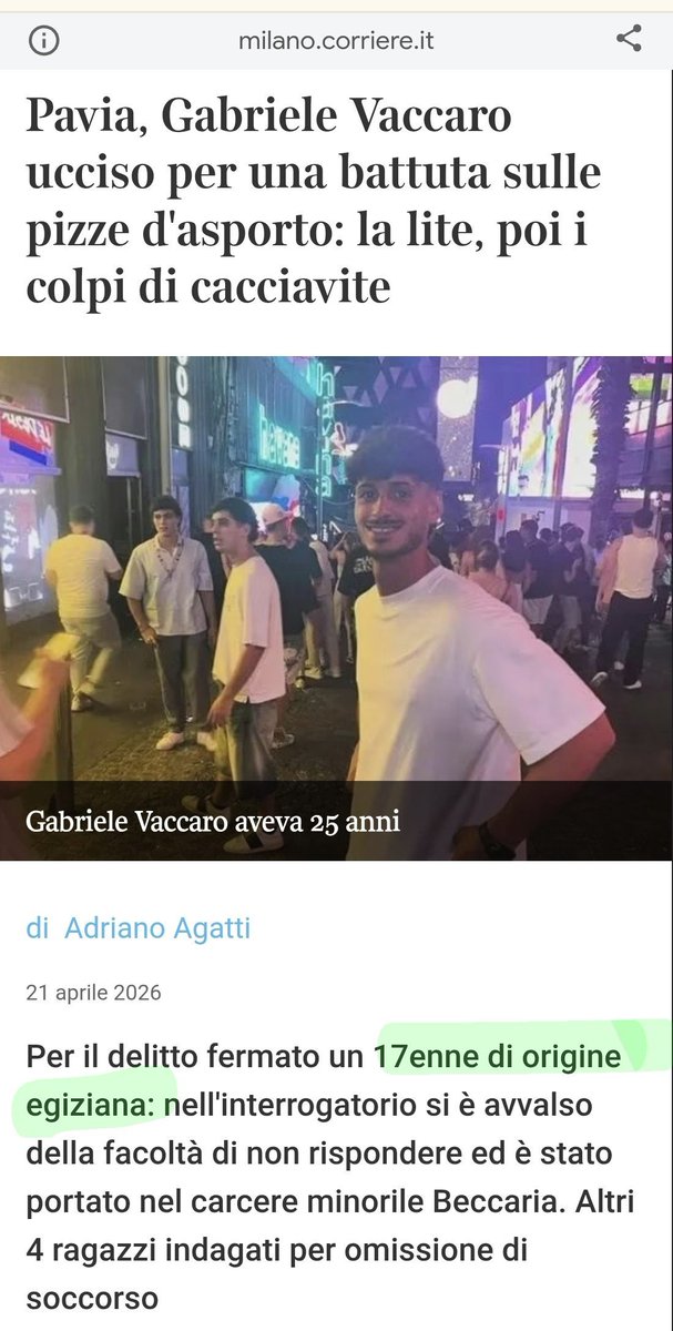 I delinquenti nordafricani sono in gran parte di seconda generazione. Cittadini italiani o prossimi ad esserlo. Quindi non è vero che delinquono solo quelli senza documenti e che non possono avere lavoro. Sono etnie non integrabili. Vedi Francia, UK ,  Belgio e altri.