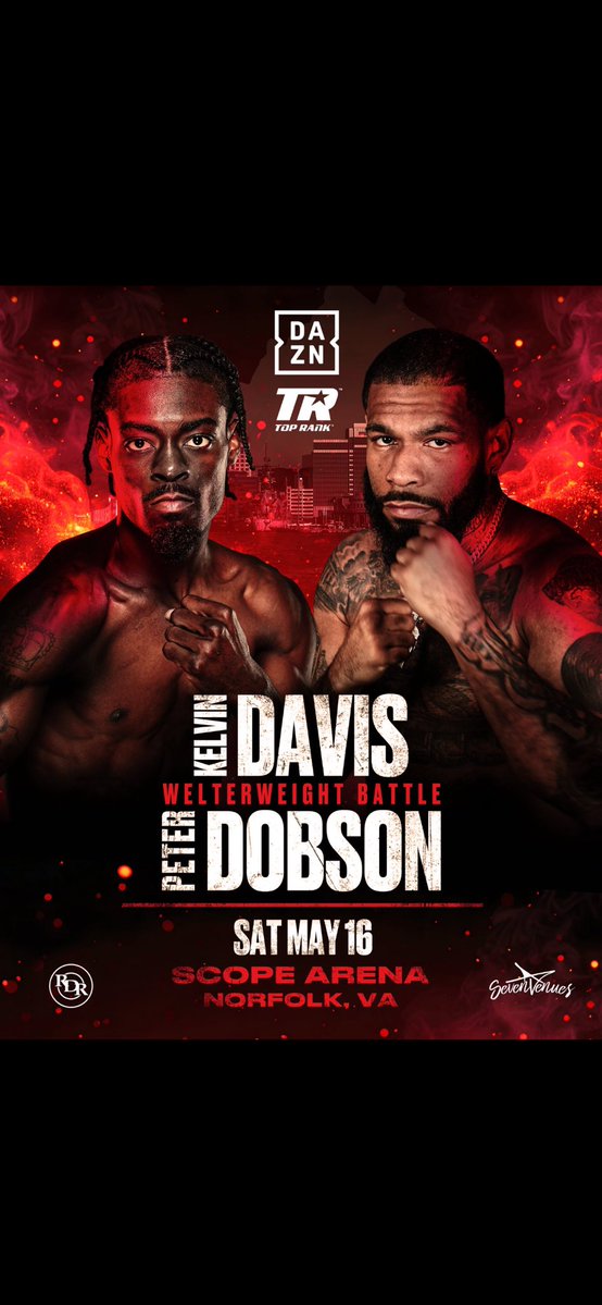 vic_eubank's tweet image. TOP RANK NORFOLK VIRGINIA CARD‼️🥊
Main Event 
Keyshawn Davis vs Nahir Albright 2
Co Main
Brian Norman Jr vs Josh Wagner 
Also on Card 
Kelvin Davis vs Pete Dobson 
Yan Santana vs Christian Chacon Cruz 
Dedrick Crocklem vs Eric Howard 
Keon Davis vs TBA 
#DavisAlbright #TopRank