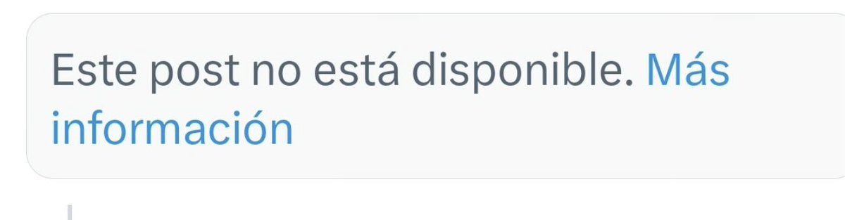 Veis este POST?

Me reportan que no se ve. No se si por denuncia o que leches pasa.