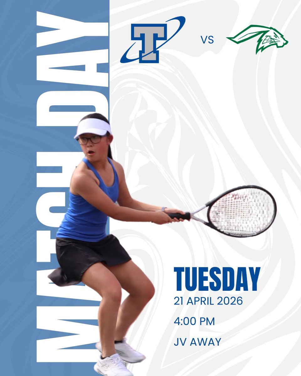 🔥🎾MATCH DAY🎾🔥

JV hits the road today vs Omaha Benson!

🕓 4:00 PM Start
📍 Away @ Benson High School Courts

Bring the energy, stay locked in, and compete all the way through 💪 Time to go to work!

Let’s go Titans!! 💙🎾
#TitanTennis #JVTennis