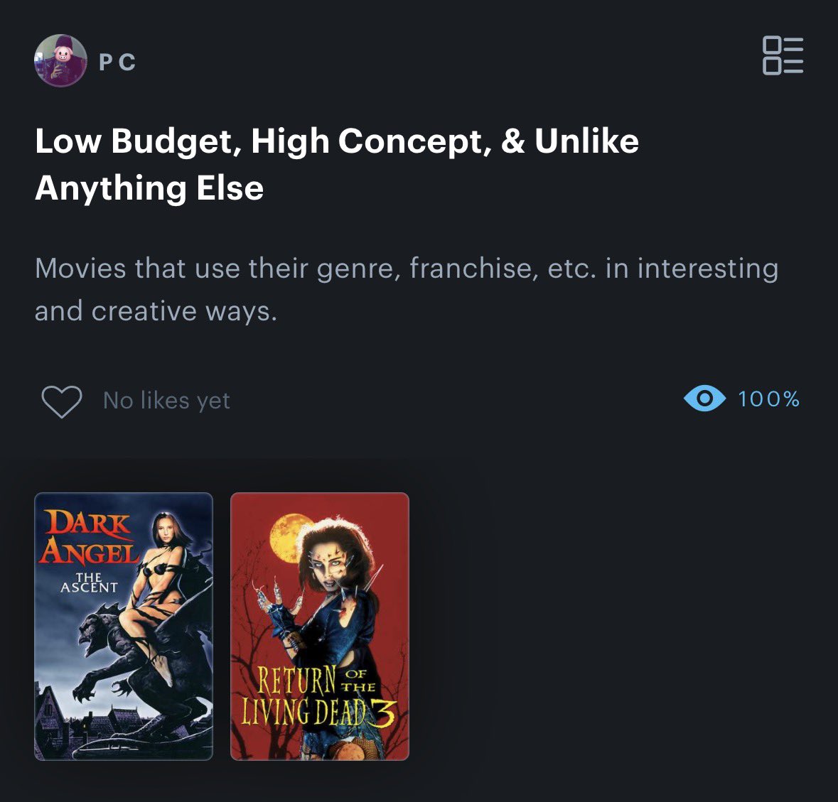 RichardKiddo's tweet photo. Please give me more things to add here. Preferably nothing from anyone TOO big like a Carpenter or DePalma. https://t.co/wuSqPnEXgV