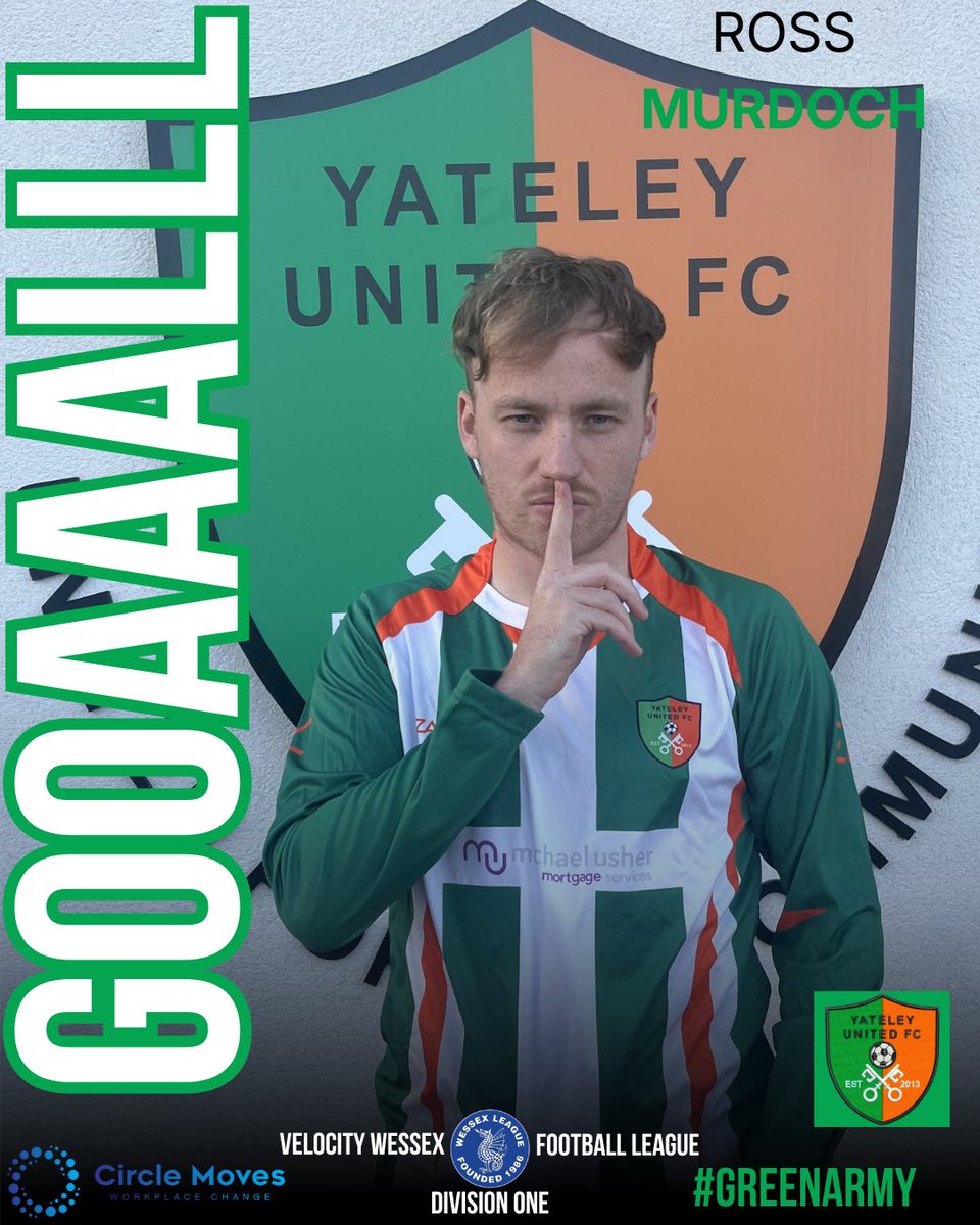 YateleyUtdFC's tweet image. ⏱️ 48’ GOOOAALLLLLLL

🟢 @YateleyUtdFC 5-0 @usportsmouthfc 🔵

MURDOCH MAKES IT 5…

#YUFC 🗝️ | #GreenArmy 🟢 | #UnitedForTheCommunity 🟠