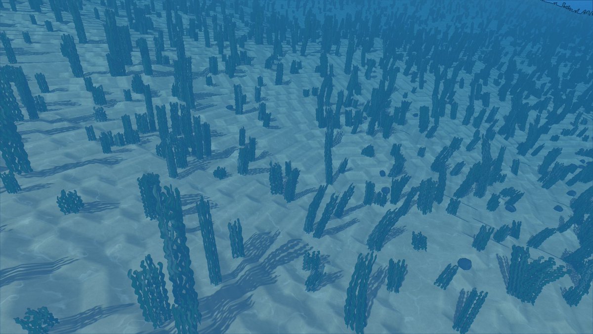 lisyarus's tweet image. Added some seaweeds underwater to make it look more alive! My flexible entity spawning rules system makes it pretty much effortless 😎

#indiedev #gamedev #indiegames