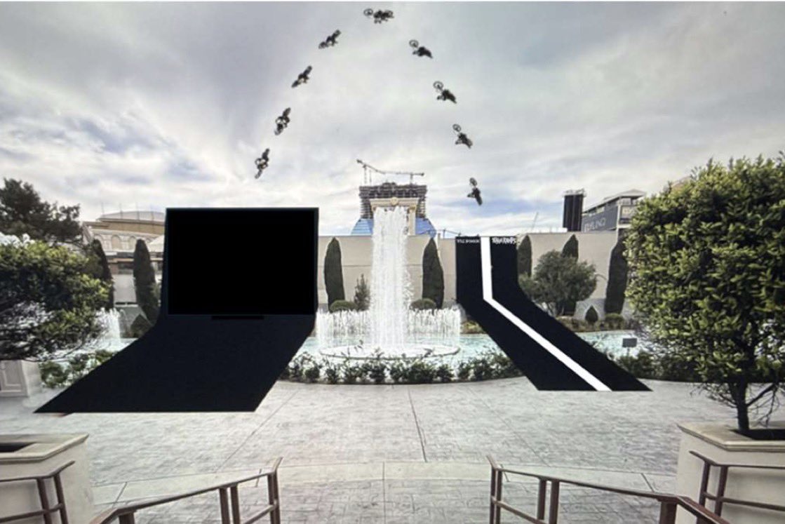 mickakers's tweet image. Colby Raha, a 7-time X Games gold medalist and 4-time world record holder, will attempt a world record vertical motorcycle jump over the fountains at Caesars Palace on May 17, to celebrate the grand opening of Omnia Dayclub. #vegas