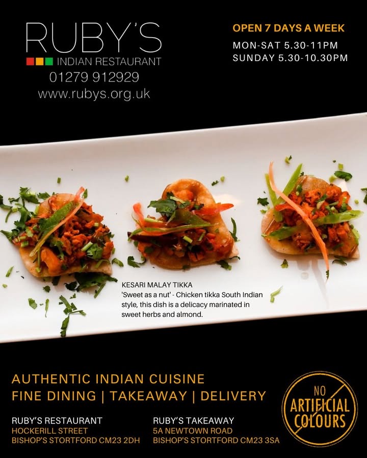 RubysIndian's tweet image. 🔥Kesari Malay Tikka🔥
Sweet. Rich. Irresistible.

Tender chicken tikka infused with sweet aromatic herbs and almond, creating a beautifully rich and delicately mellow South Indian flavour 😋

Join us tonight
rubys.org.uk

#RubysRestaurant #FoodLovers #CurryNight 🍛