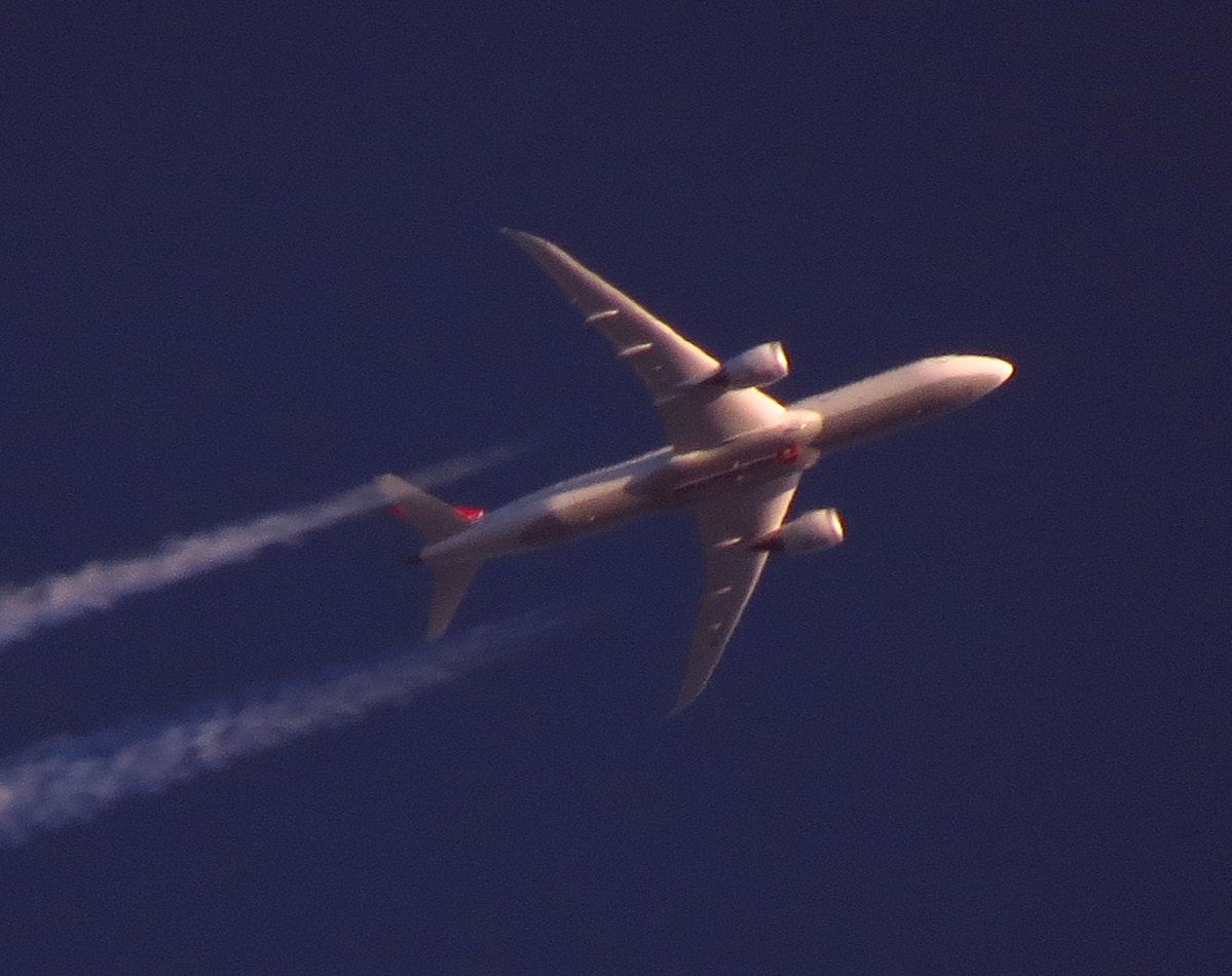 angegarrod's tweet image. Tried to get a moon flyby this evening but these were the closest...
EZY959N EasyJet A319 G-EZBR
THY29M Turkish Airlines A359 TC-LGK

#aircraft #aviation #avgeek #moonwatch #astronomy  #sunset
