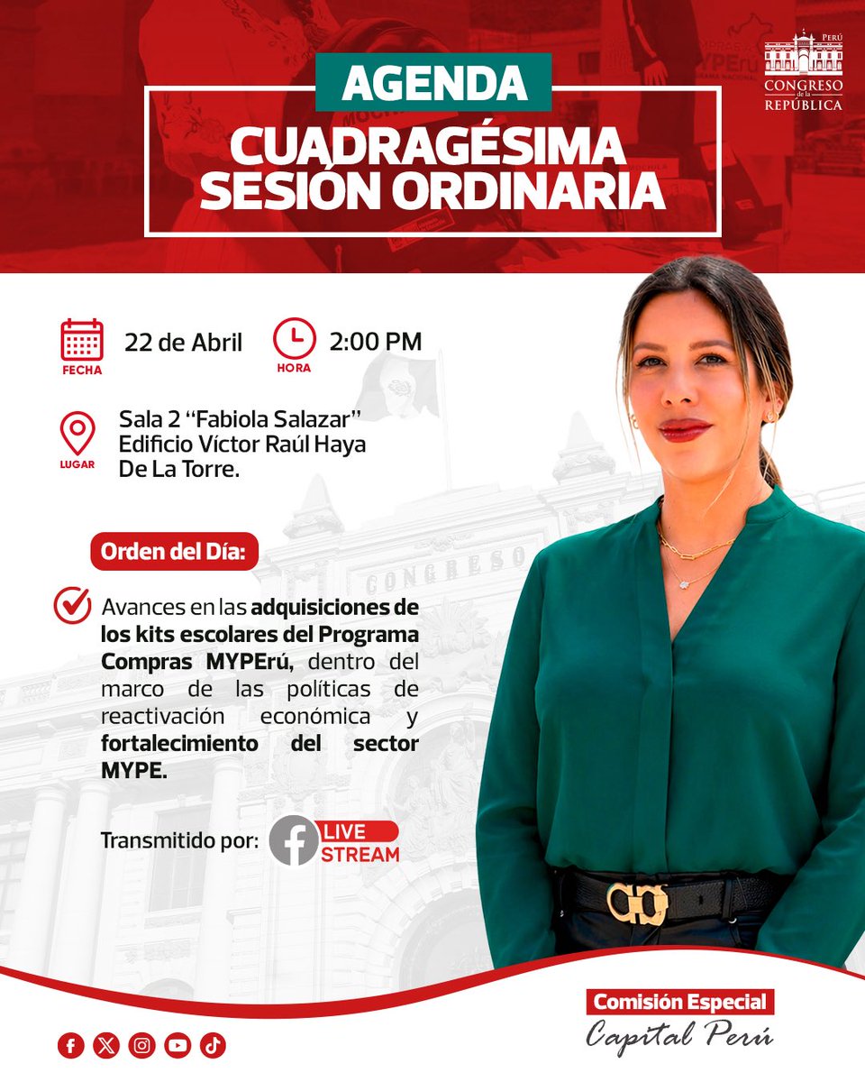 Comisión Especial Multipartidaria Capital Perú tweet media