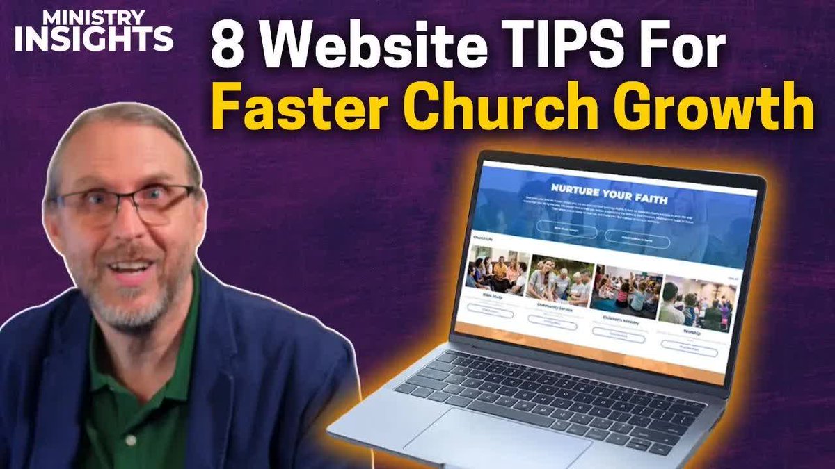 Your church website is your first impression.
2/3 of first-time guests check it before visiting—and many decide not to come based on what they find.

In this Ministry Insights episode, Larry Witzel shares what makes a church website effective.
👉 Watch ... youtu.be/_zV0yIja46w