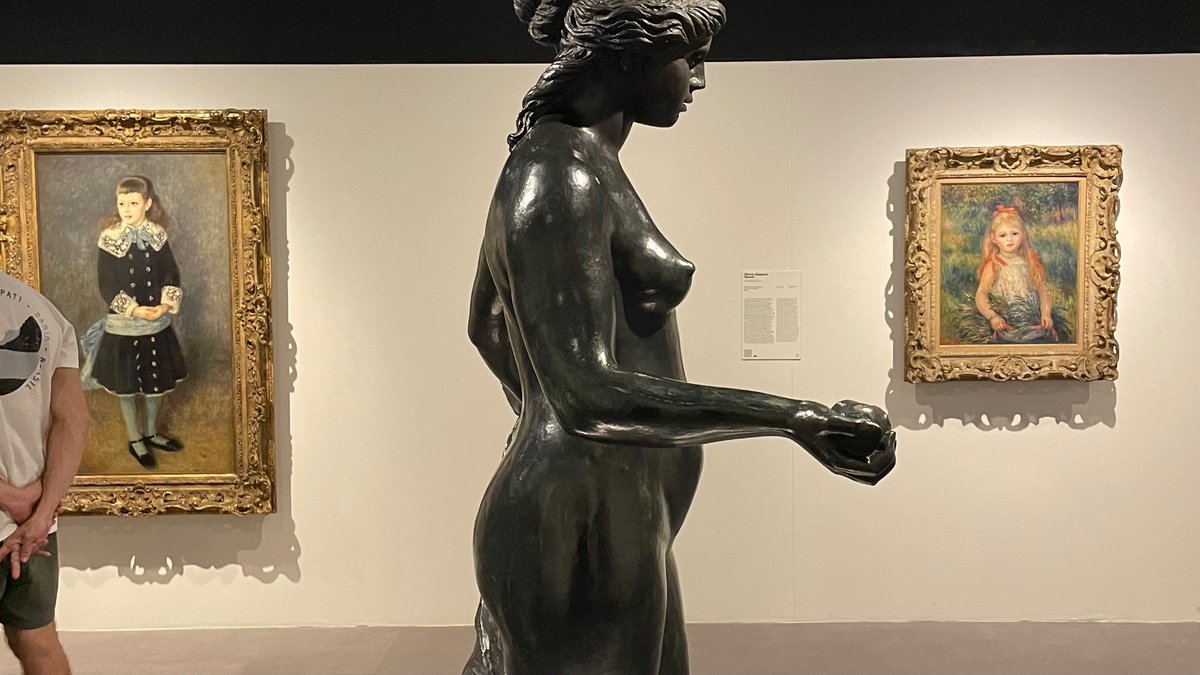 ofeliaesque's tweet photo. exposição do renoir + matcha. a vida é bela sim. https://t.co/eLCWeuTfdH