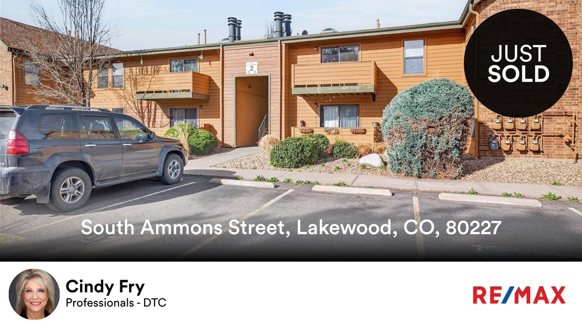 cfrydry's tweet photo. 🛌 1 🛀 1 🚘 1
📍 South Ammons Street, Lakewood, CO, 80227

My latest sale on RateMyAgent.
CO EA40017869
https://t.co/2dMVXnTzPk

...
#ratemyagent #realestate https://t.co/SrM8SRXDL8