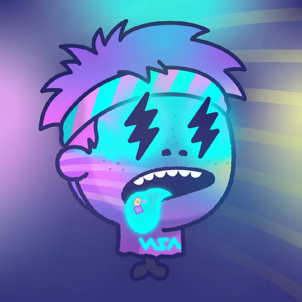 Vickilicious10's tweet image. Picked up a few rare @DECAPINATION 
 off the floor 💜🩵💙 giving me some 80s vibes right now 

#NFTCollection #NFTArt
