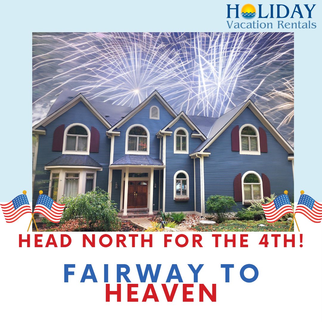 Due to a cancellation, Fairway to Heaven is now available for stays over the 4th of July! 

 #FairwayToHeaven #VacationRental #July4th #SummerGetaway #FamilyVacation #TravelUSA

ow.ly/VBO550YNunc