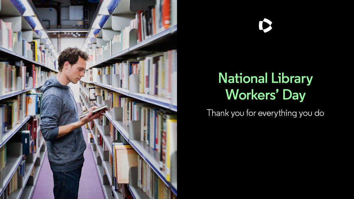 ExLibrisGroup's tweet image. April 21 marks National Library Workers’ Day, a moment to recognize the people who keep libraries running, evolving, and supporting their communities every day.

Thank you for everything you do 📚

 #LibraryWorkersDay #LibraryStaff #LibraryCommunity