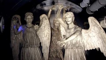 b_ad85's tweet image. Oh wow, only just connecting that reference from #DoctorWho

“Don’t blink”

When you see them, they don’t move, when you’re not looking, they send you back in time to feed off your time energy. 

Fallen angels