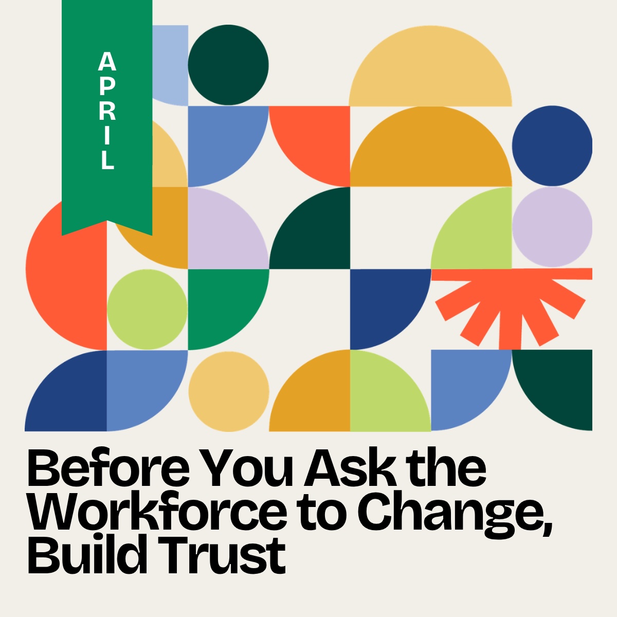 This month, Rick Maher highlights why leaders must build TRUST with their workforce before driving change—and how this step is often missed. Dive into the blog and our April Newsletter—out now! #ADAPT #LEADERSHIP #TRUST #ChangeManagement #FutureOfWork ow.ly/AfYC50YNBm9