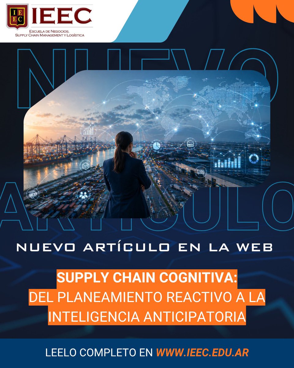 _ieec_'s tweet photo. De reaccionar a anticipar 📦
La supply chain ya no solo ejecuta: ahora piensa, predice y decide.

Leé más 👉 https://t.co/QZIxgH5AF6 https://t.co/h9abb8DhbC