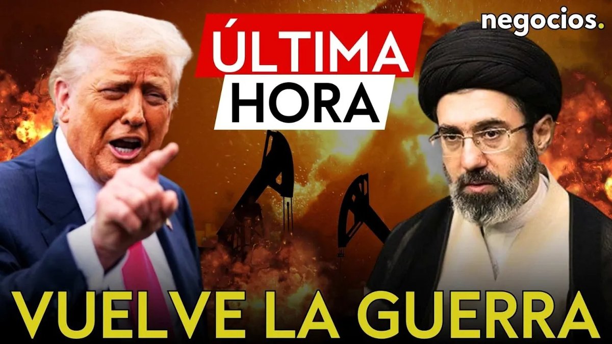 negocios_tv's tweet image. ÚLTIMA HORA | Irán se planta, no irá a Pakistán y la guerra vuelve. Se desploma Wall Street

youtu.be/WXyuJcmS02c

#ultimahora #iran #trump #euuu #guerra #pakistan #petroleo #wallstreet #brent #bolsa #jdvance #orientemedio #noticias #negociostv