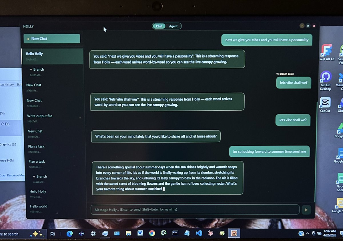 misterscotttay1's tweet photo. My AI just spoke her first air-gapped words.

Holly V0. Local. Agentic. Off grid.

Building her taught me something — every frontier AI model is a library with no card catalog. Great books. Zero index.
That' the problem I'm solving next.

“Federated Oracle Network”

#AI #LocalAI https://t.co/51jvgRsyGE