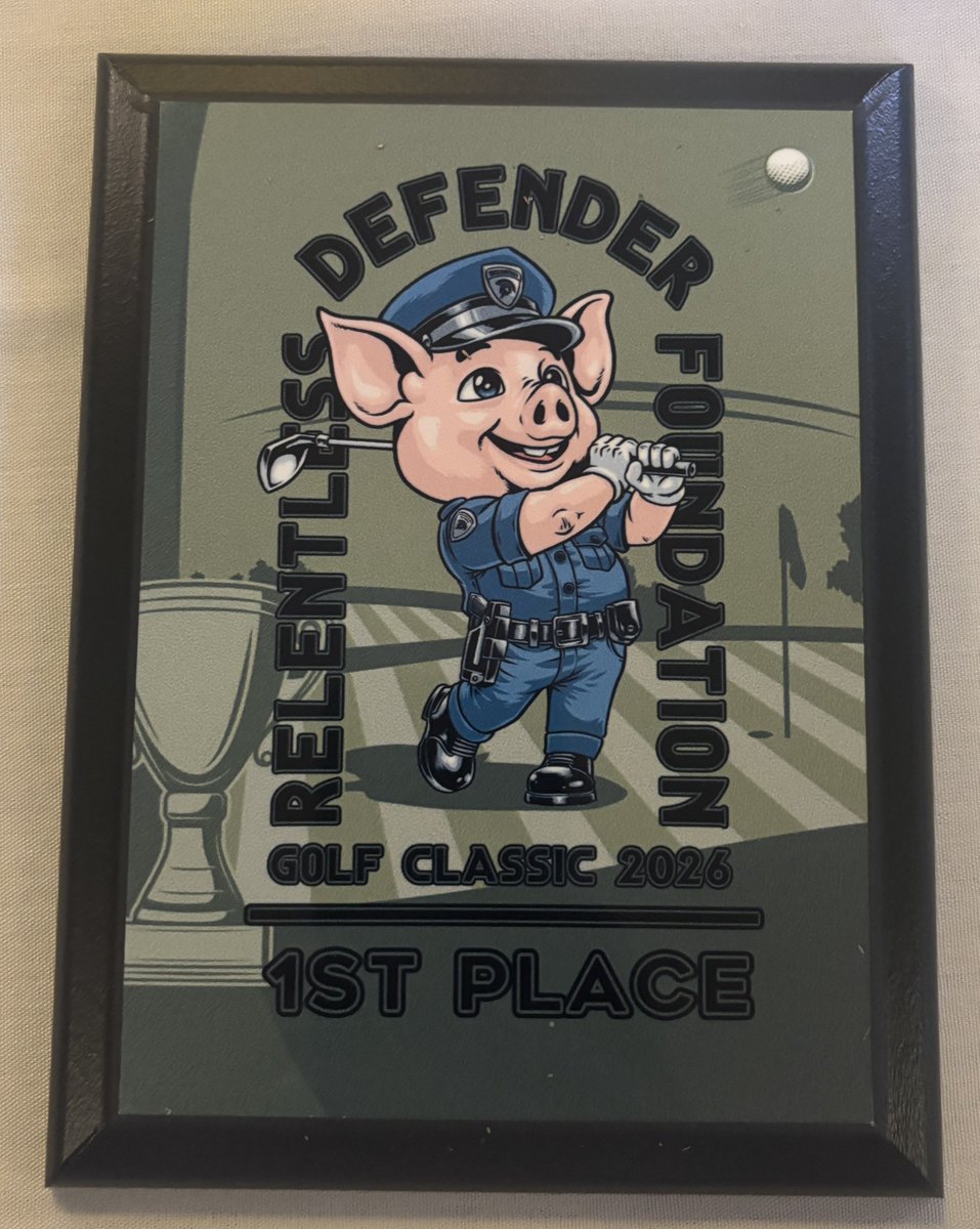 FBCDAO's tweet photo. Honored to support first responders at the @ReLEntlessDfndr charity golf tournament. We fully support their mission to provide for first responders injured, ill, or passed, and scholarships for their children. And the icing on top was winning the tourney! #FBCDA https://t.co/M5VSC9bbZt