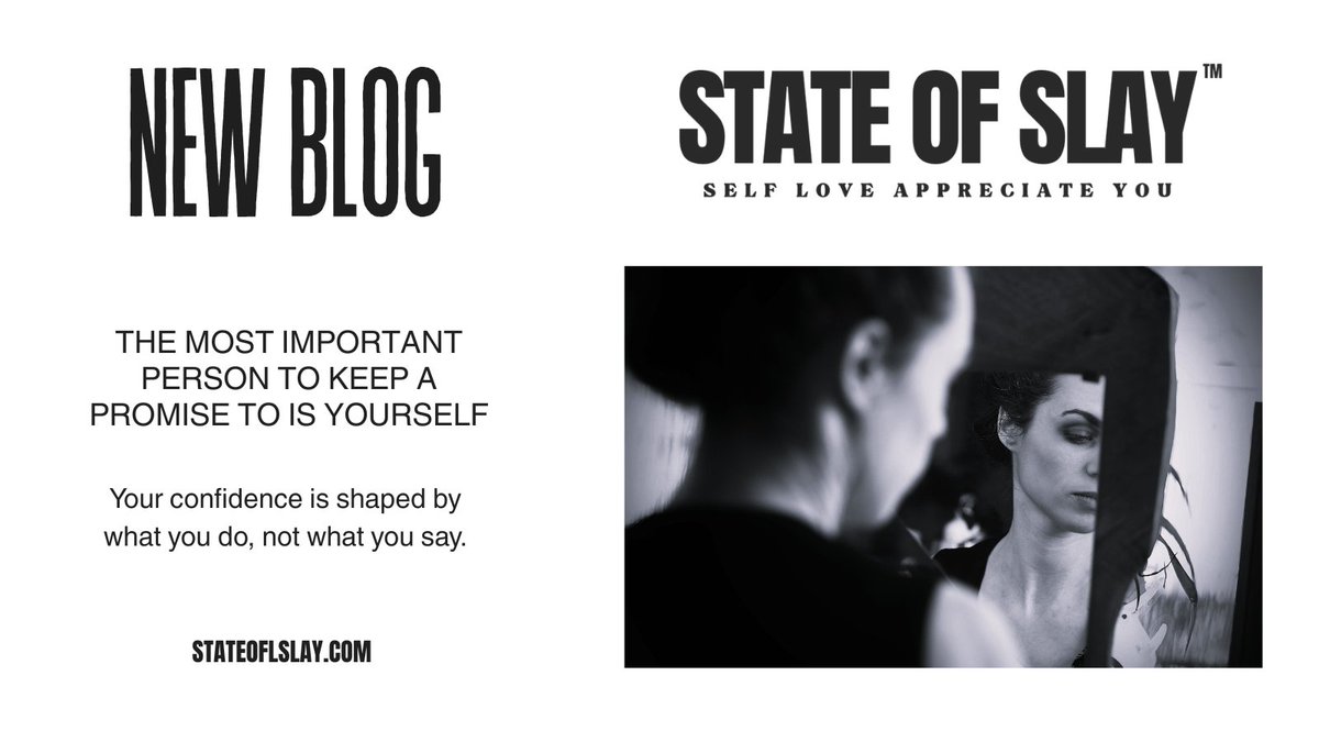 state_of_slay's tweet image. Your confidence is shaped by what you do, not what you say.

You don’t lack discipline.

You’ve just stopped trusting yourself.

Read more → stateofslay.com

#personalgrowth #selftrust #mindsetshift #confidencebuilding #selfimprovement #mentalwellness #discipline