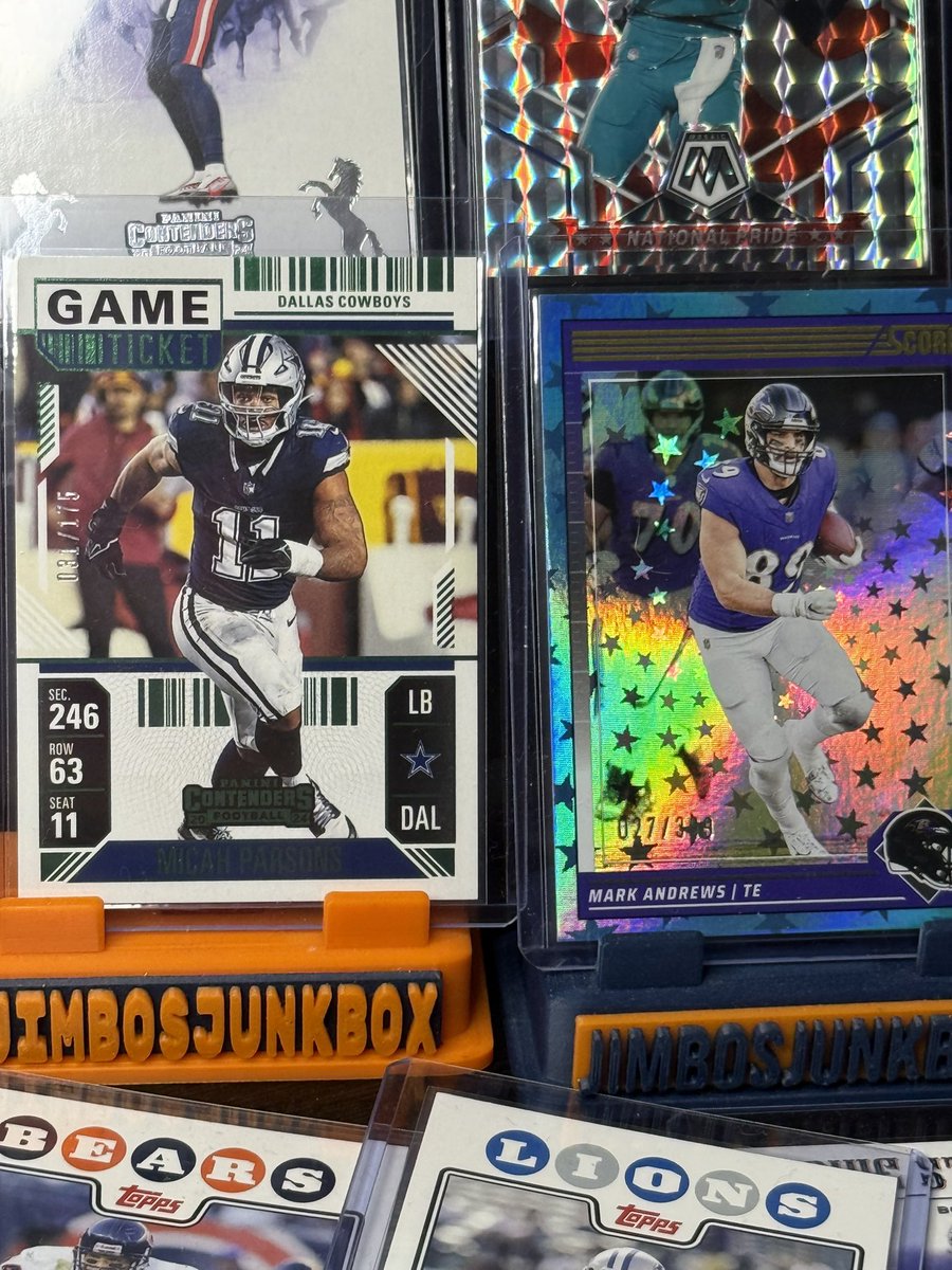 JimbosJunkbox's tweet image. fun stream tonight breaking 2 blasters of Prizm Draft picks looking for Arch manning or travis hunter autos 
- don russ optic box 
-numbered micah parsons 
tons of drake maye rookies &amp;amp; Kenneth Walker III rookie collection whatnot.com/s/DKylFTRk 
8:30pm cst normal time &amp;amp; place