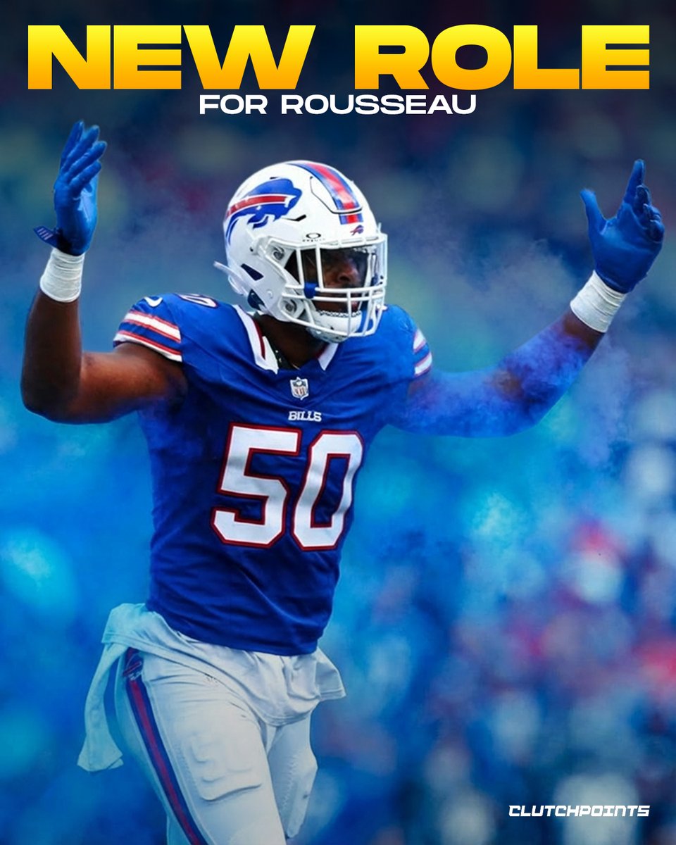 Bills GM Brandon Beane says Greg Rousseau’s best fit in Jim Leonhard’s new defense is at outside linebacker.

Buffalo wants him on the edge, where his value is highest. 🏈
